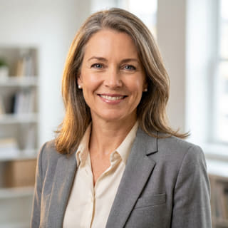 Finansdirektør Sarah Coleman hos Borgnaden
