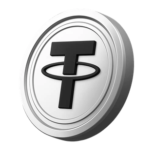 Tether USDT kryptomynt i seksjonen for å bygge investortillit