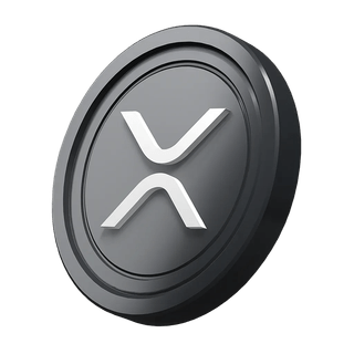 Grafisk element med XRP Ripple-mynt på en veiledning for kryptostart